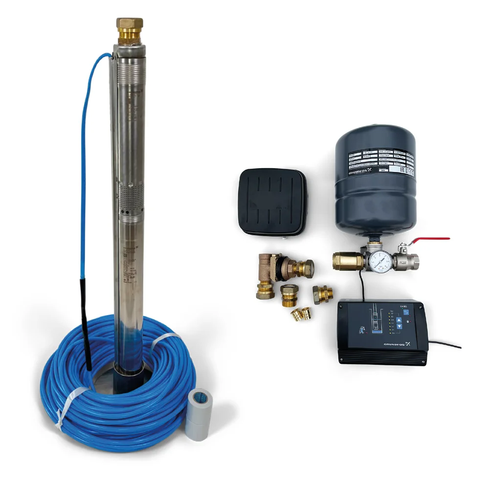 Komplett Konstanttryckspkt Grundfos SQE3